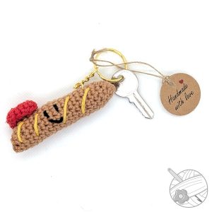 La baguette parisienne porte clé