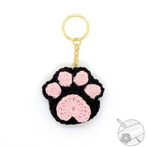 Empreinte de Minou porte-clé