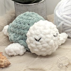 Tortue Câlinette océan